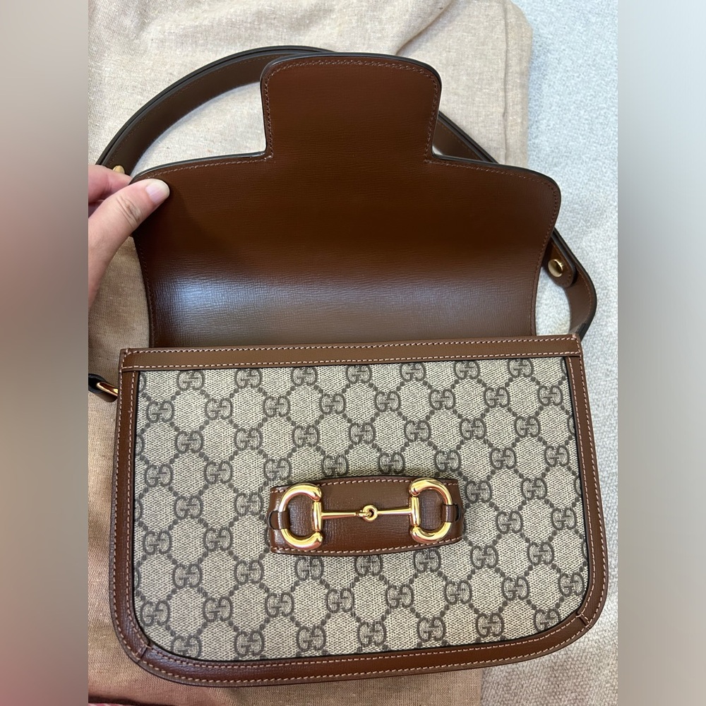 NEW 1955 Gucci Horsebit Shoulder Bag - Picture 7 of 10